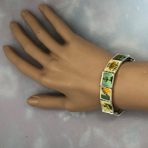 Paris Icons Tile Stretchable Bracelet - Picture 3 of 3